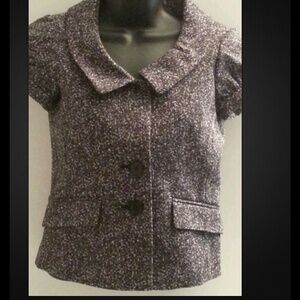 NWT Theory Cotton Blend Dotted Blazer Size 0